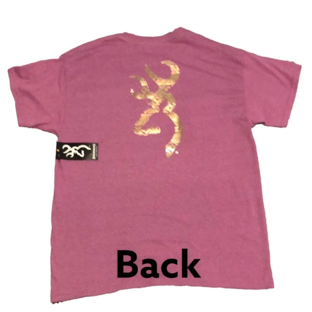 Browning Pink Shirt Womens Size L
